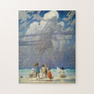 N.C. Wyeth Der Riese 1923 Vintage-Illustration