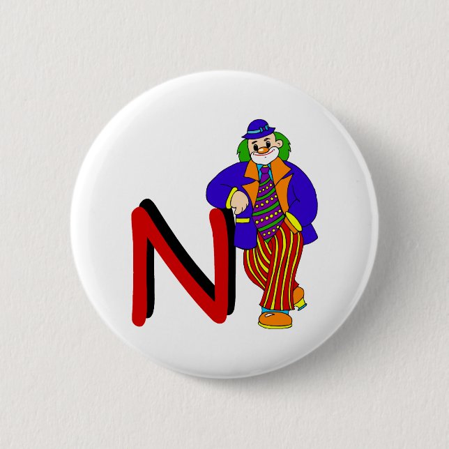 N-Clown Button (Vorderseite)