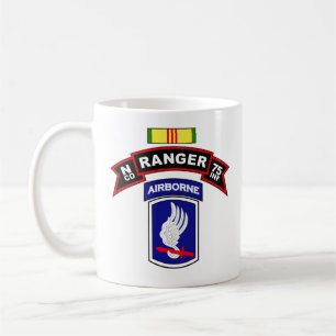 N Co, 75. Infanterie - Förster - 173d Abn, Vietna Kaffeetasse