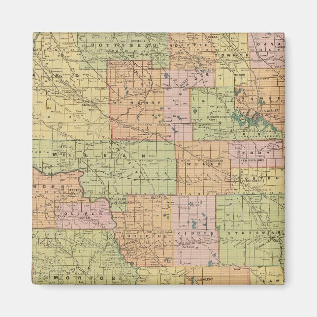 N Dakota Magnet (Vorne)