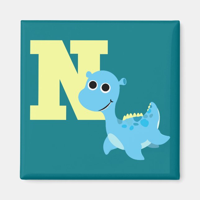 N für Nessie Magnet (Vorne)