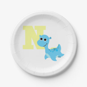 N für Nessie Pappteller