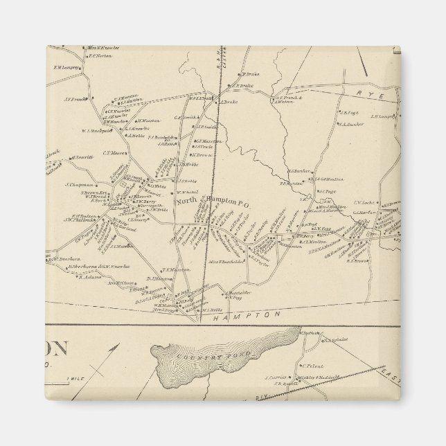 N Hampton, Newton Magnet (Vorne)