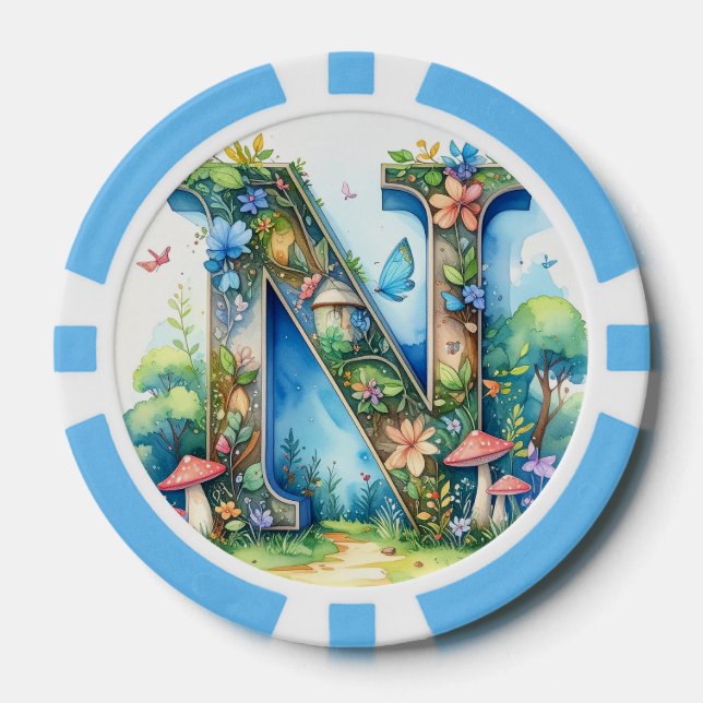 N.initials Poker Chips (Vorderseite)