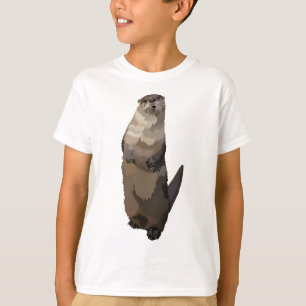 N ist für den nordamerikanischen Fluss Otter T-Shirt