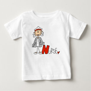 N ist für Krankenschwester Baby T-shirt