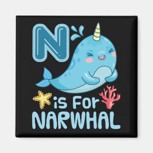 N ist für Narwhal Magnet