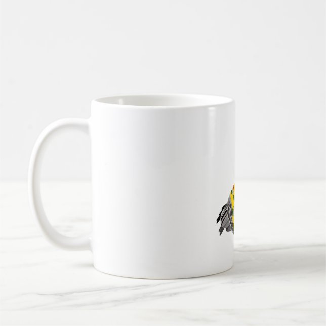 N ist für Nene Goose Kaffeetasse (Links)