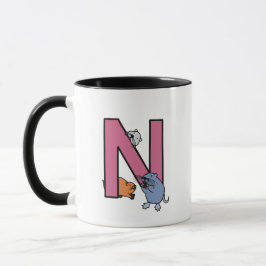 N ist für... personalisierten Schlamm Tasse