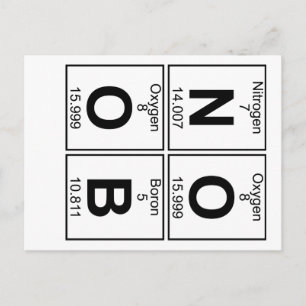 N-O-B (noob) - Vollständig Postkarte