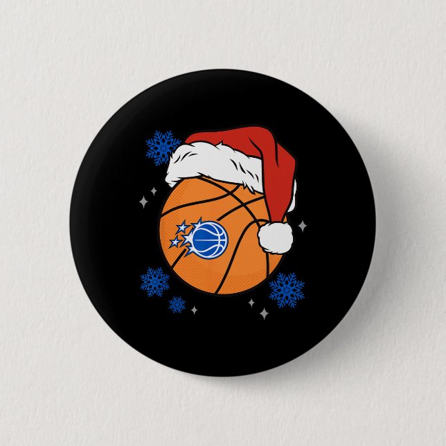 N Orlando Magic Weihnachtsmann Mütze Ll  Button (Vorderseite)