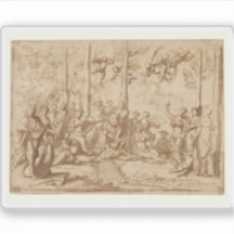 N.Poussin: Apollo und die Musen auf dem Parnassus