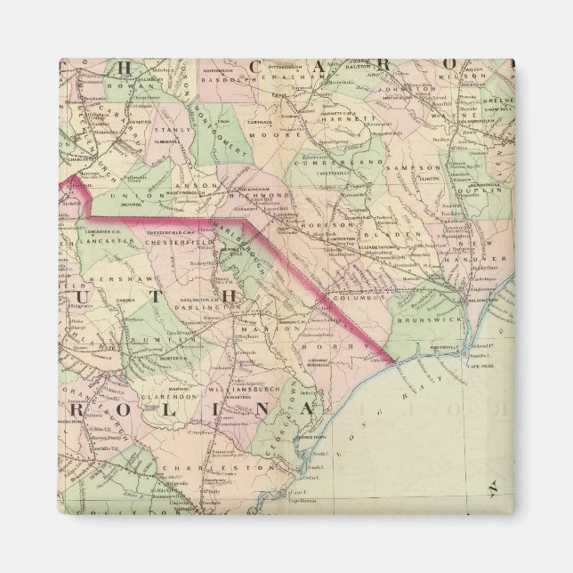 N & S Carolina 2 Magnet (Vorne)