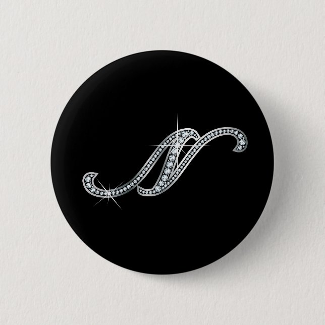N-Skript "Diamond Bling" Button (Vorderseite)