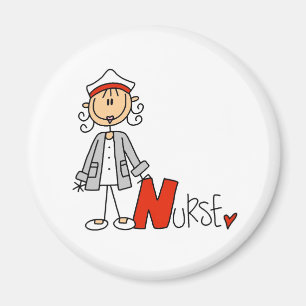 N steht für Krankenschwester Magnet