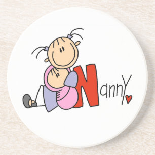 N steht für Nanny Getränkeuntersetzer