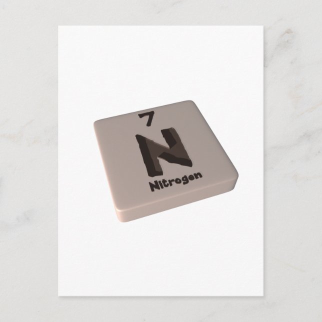 N Stickstoff Postkarte (Vorderseite)