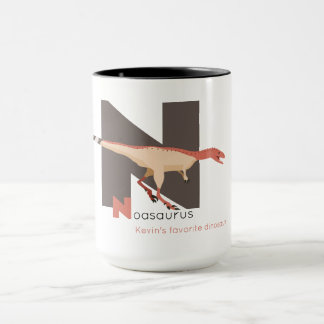 N wie Noasaurus-Tasse Tasse