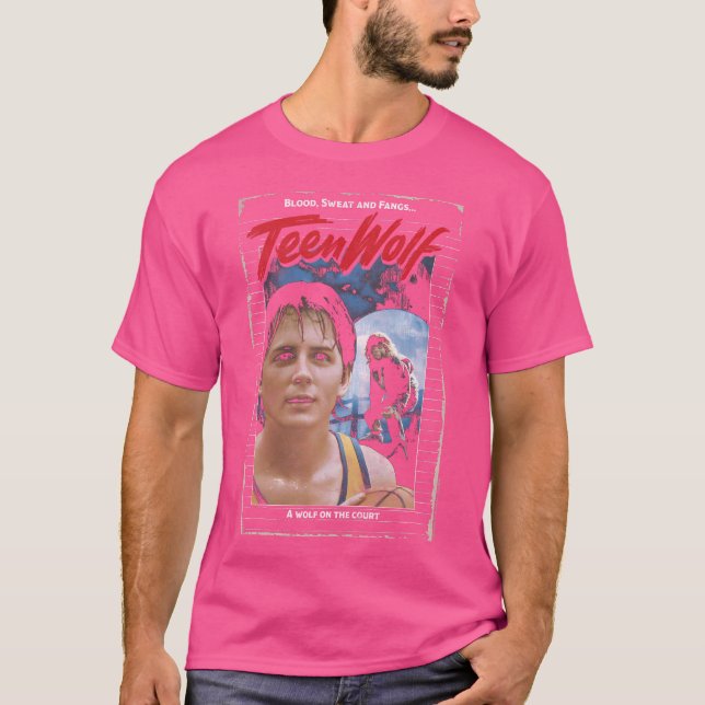 n Wolf störte Wolf im Hoffilm T-Shirt (Vorderseite)