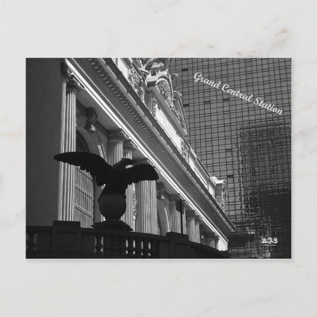 N.Y.E Grand Central Station Postkarte (Vorderseite)