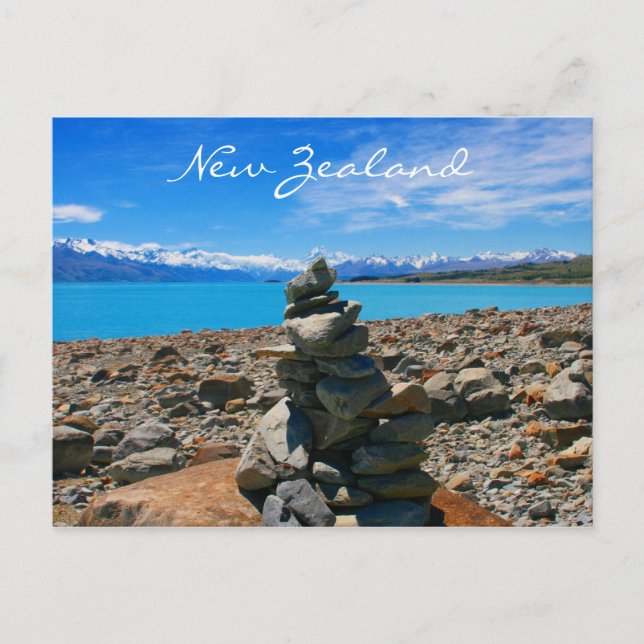 n Zealand rocks Postkarte (Vorderseite)
