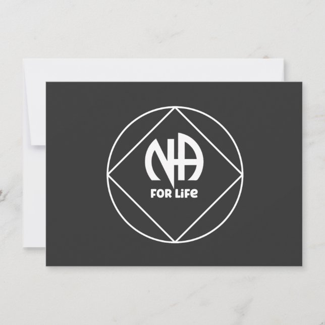 NA für Leben Feiertagskarte (Vorderseite)