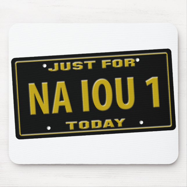 NA IOU 1 MOUSEPAD (Vorne)