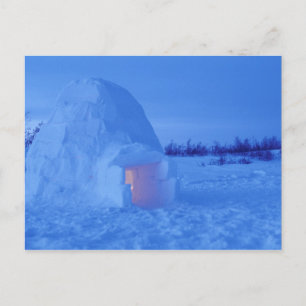 NA, Kanada, Manitoba, Churchill. Arktischer Iglu Postkarte