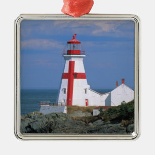 NA, Kanada, New Brunswick, Campobello Island. Silbernes Ornament