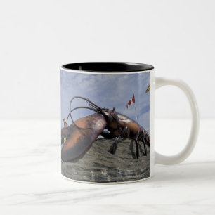 Na, Kanada, New-Brunswick, Shediak, Welt Zweifarbige Tasse