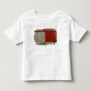 NA, Kanada, New Brunswick, Shepody. Rote Scheune Kleinkind T-shirt