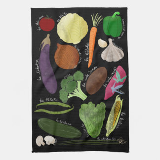 Nā lauGai serviette de cuisine noire