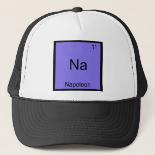 Na - Napoleon Funny Chemistry Element Symbol T-Shi Truckerkappe