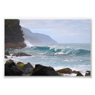 Na Pali Coast, Kauai, Hawaii, Foto Print