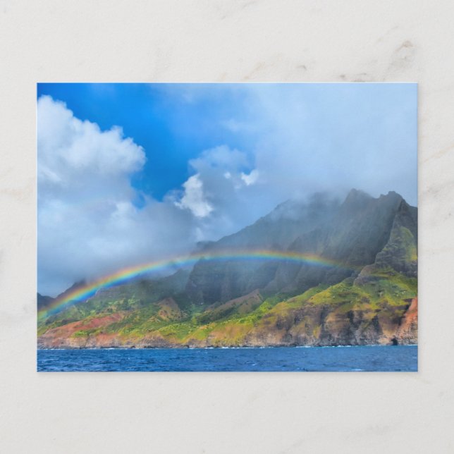 Na Pali Coast Kauai, Hawaii Postkarte (Vorderseite)