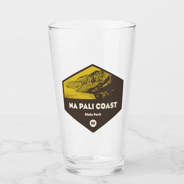 Nā Pali Coast Staat Park Hawaii Glas (Vorderseite)