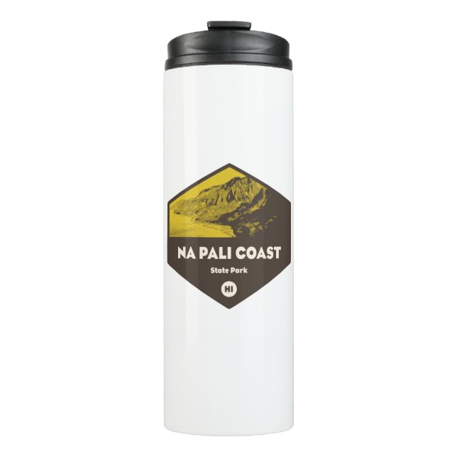 Nā Pali Coast Staat Park Hawaii Thermosbecher (Vorderseite)