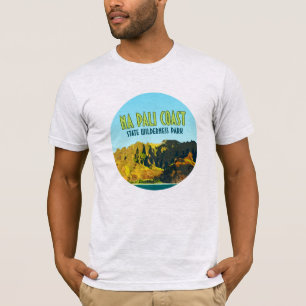 Na Pali Coast Staat Wilderness Park Hawaii Vintag T-Shirt