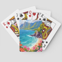 Na Pali Küste Kauai Hawaii Küstenlinie Malerei