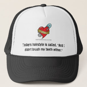 N'a pas balayé mon casquette de cheveux avec le