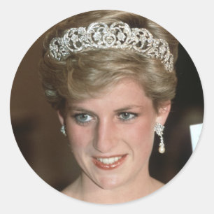 Na schön! HRH Prinzessin von Wales Runder Aufkleber