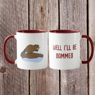 Na so was aber auch Design   Freche Biber-Punzelei Tasse