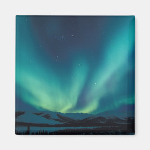 NA, USA, Alaska, Brooks Range, Grüne Vorhänge Magnet