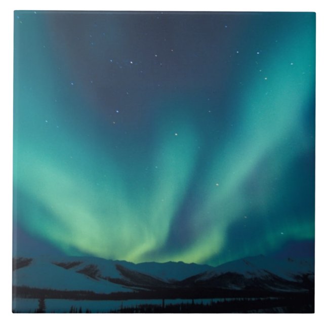 NA, USA, Alaska, Brooks Range, Vorhänge von Grün Fliese (Vorderseite)