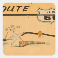 NA, USA, Arizona, Holbrook Route 66 Road mural