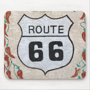 NA, USA, Arizona, Holbrook Route 66 Straßenschild Mousepad