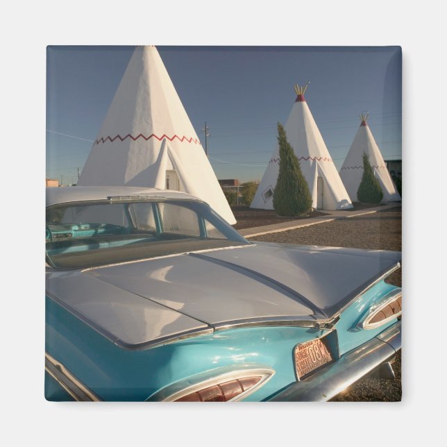 NA, USA, Arizona, Holbrook Route 66, Wigwam 2 Magnet (Vorne)