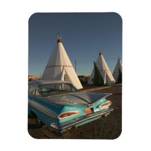 NA, USA, Arizona, Holbrook Route 66, Wigwam Magnet