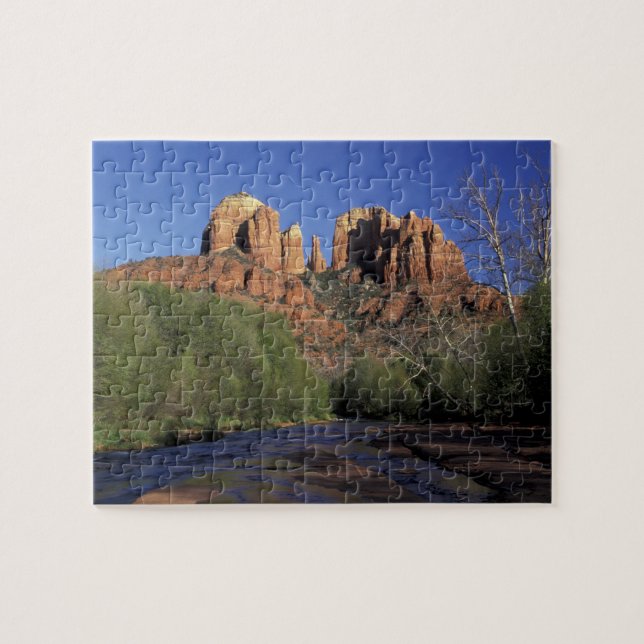 NA, USA, Arizona, Sedona. Domstein und Eiche (Horizontal)