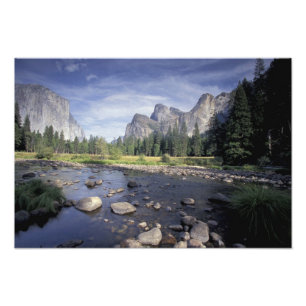 NA, USA, Kalifornien, Yosemite NP, Talblick Fotodruck